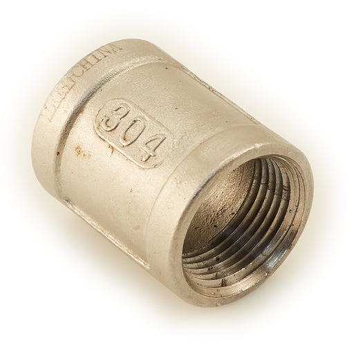 1/4" Stainless Threaded Female Coupling