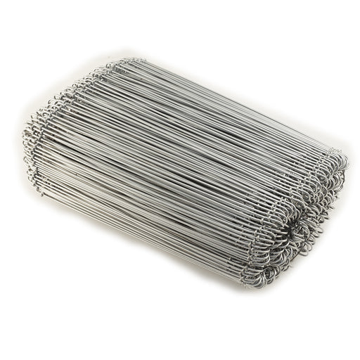 8" Heavy Duty 15 Gauge Galvanized Wire Ties (500/Roll)